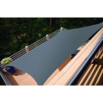 Voile ombrage rectangulaire Primo 2x1,4m Ardoise - INVENTIV